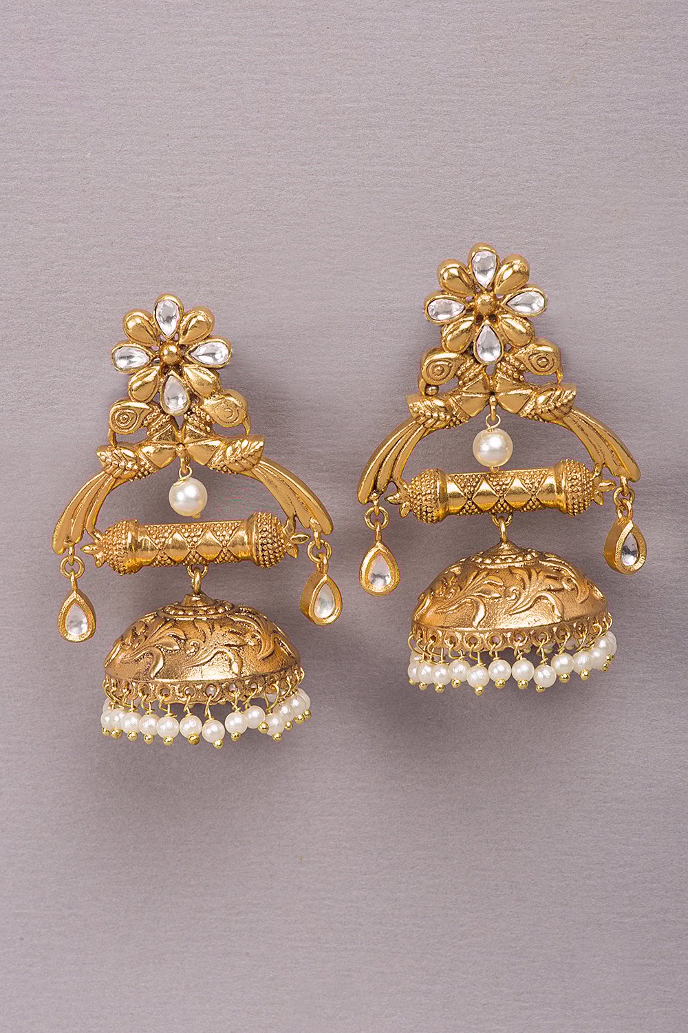 Gold Chandelier Earrings image number 0