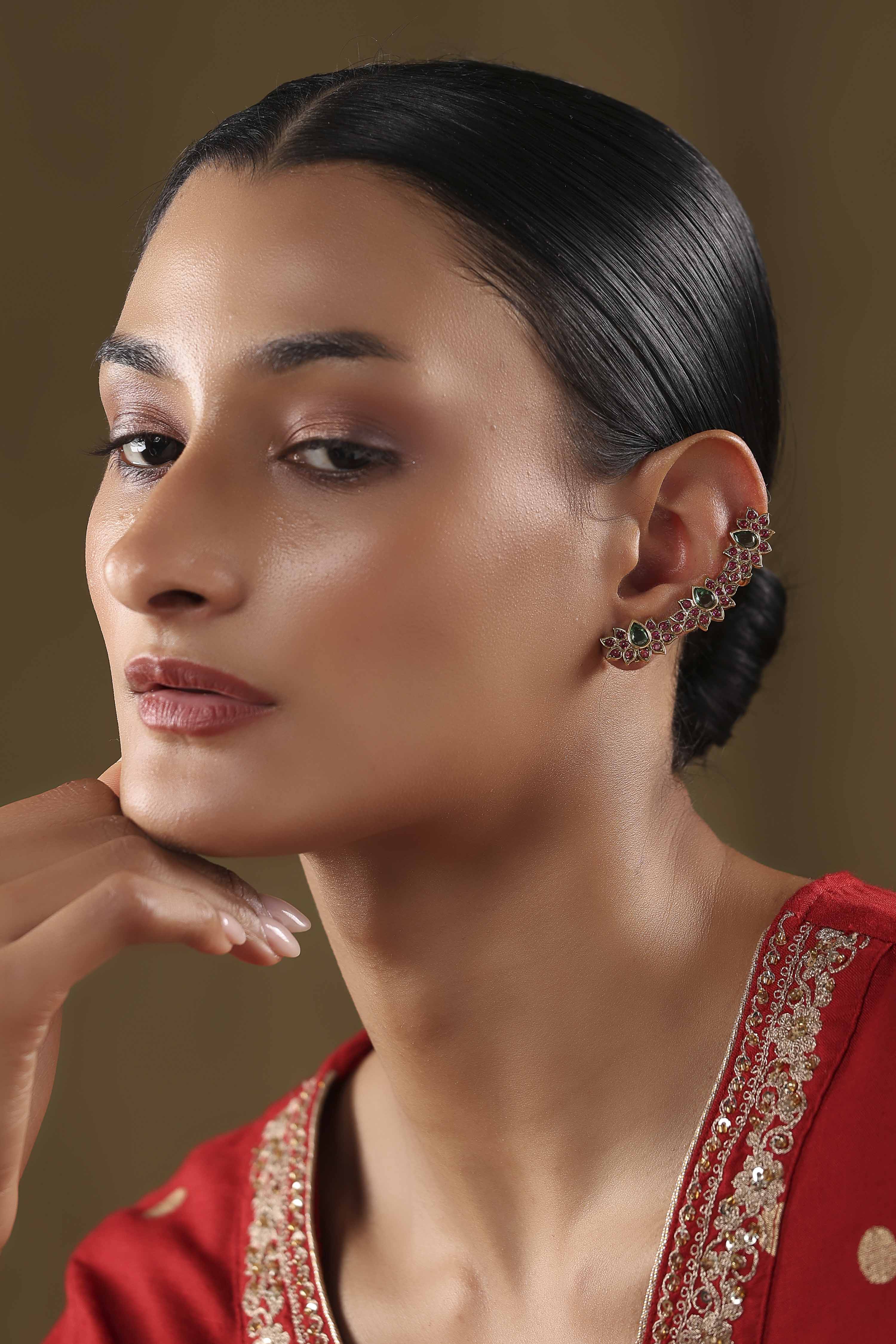 Multi Brass Earcuff image number 3