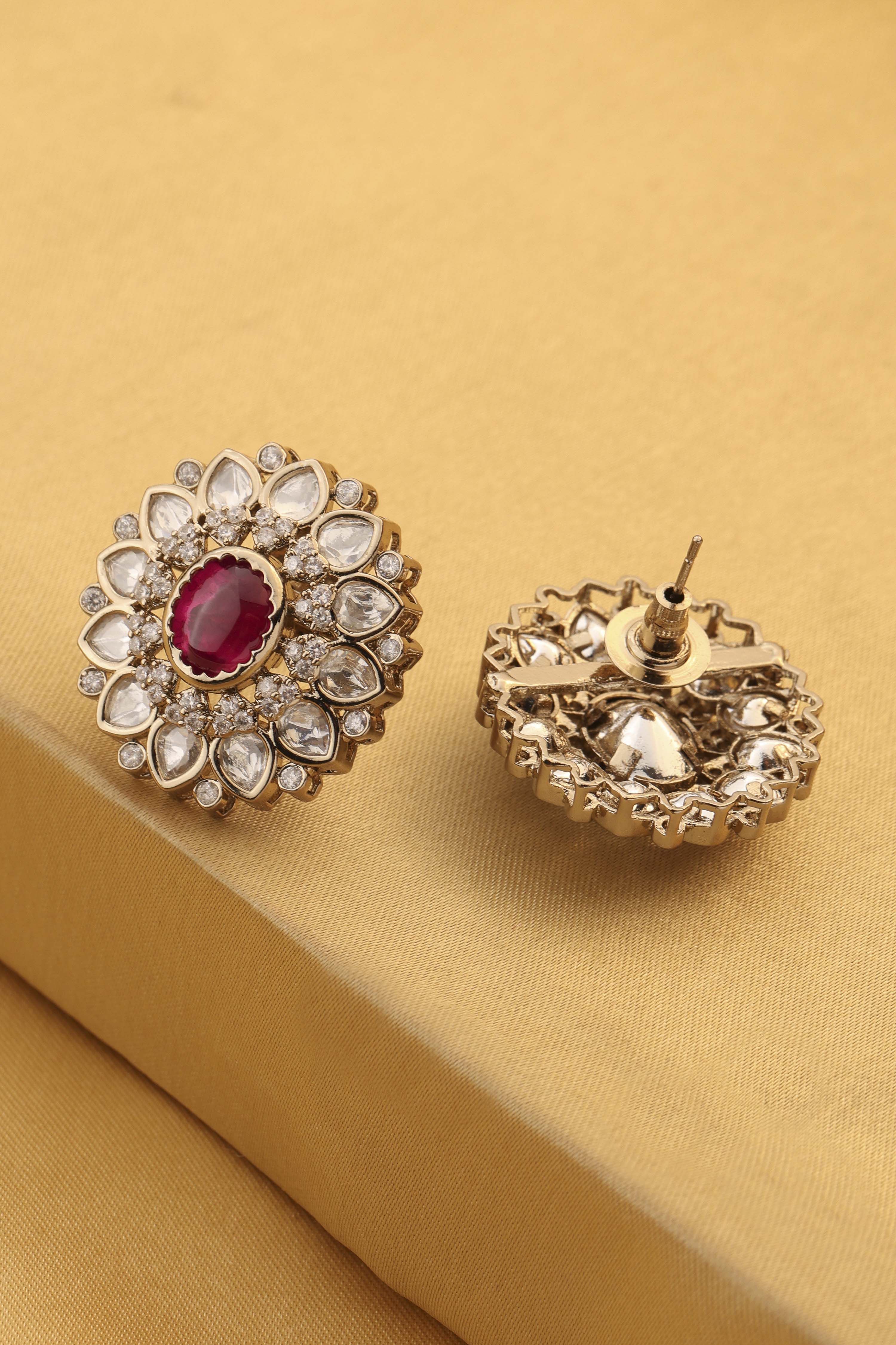 Red Brass Studs image number 2
