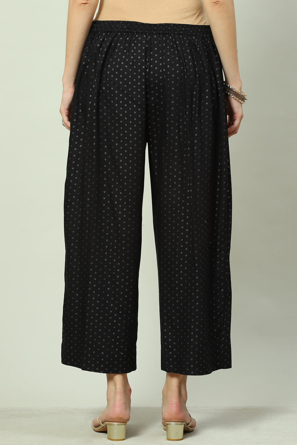 Black Rayon Pants image number 4