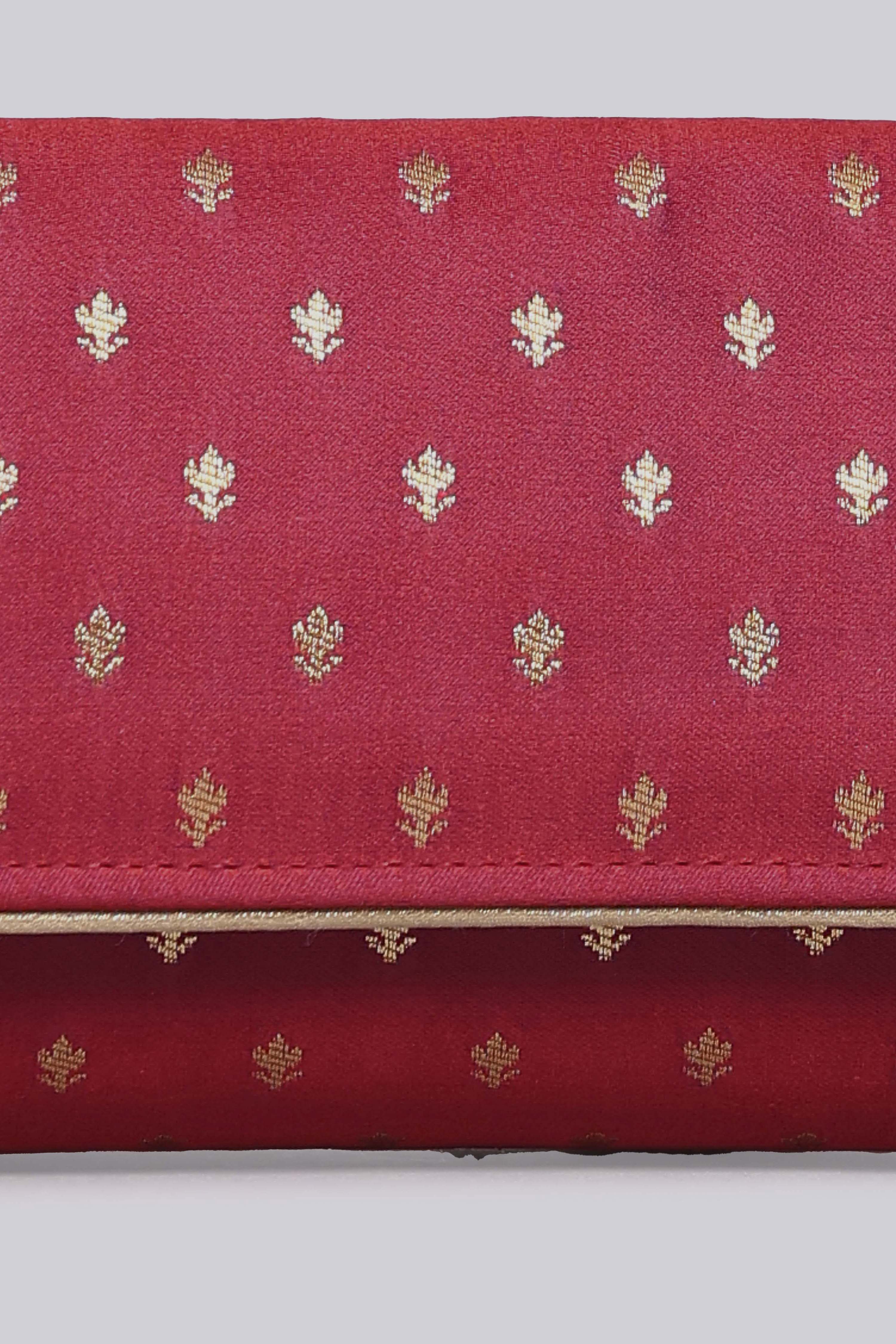 Dark Red Polycotton Handbag image number 1