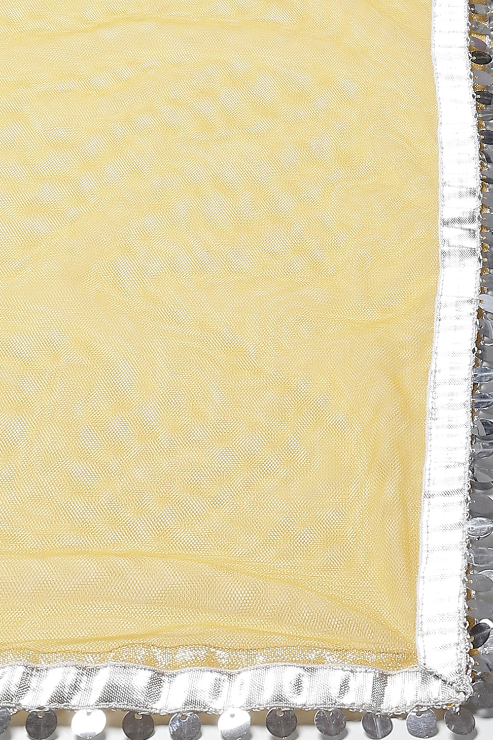 Yellow Art Silk Lehenga Set image number 3