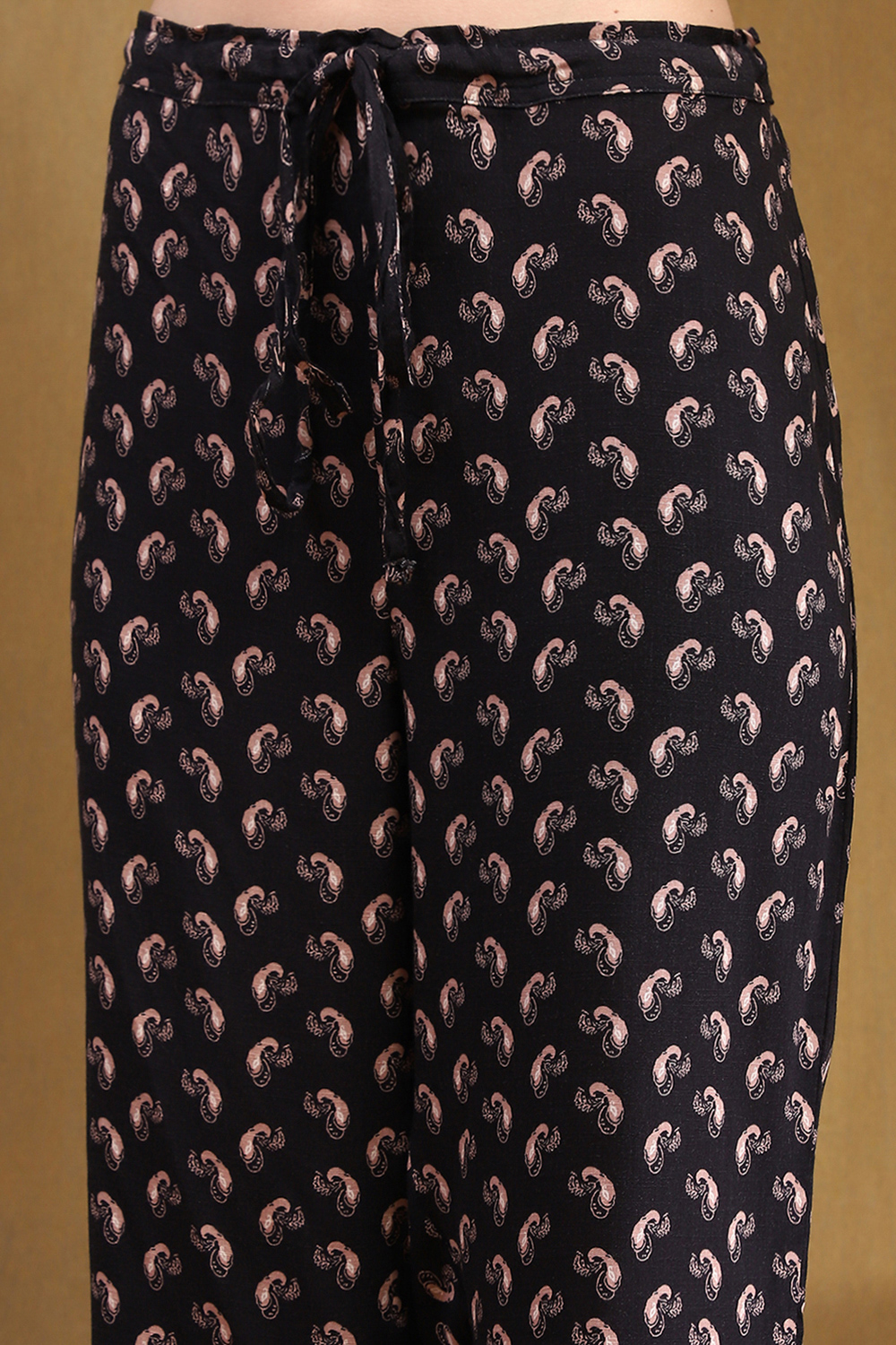 Embroidered Sequined Viscose Straight Kurta.