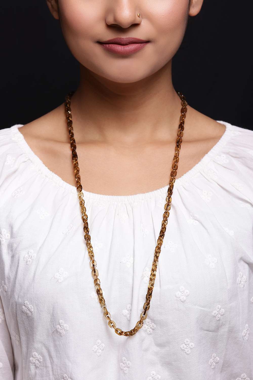 Brown Festive Eye Glass Chain image number 1