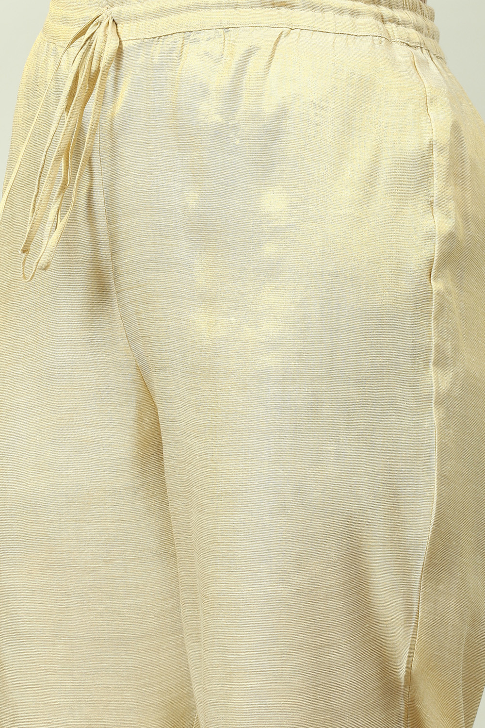 Beige Cotton Pants image number 1