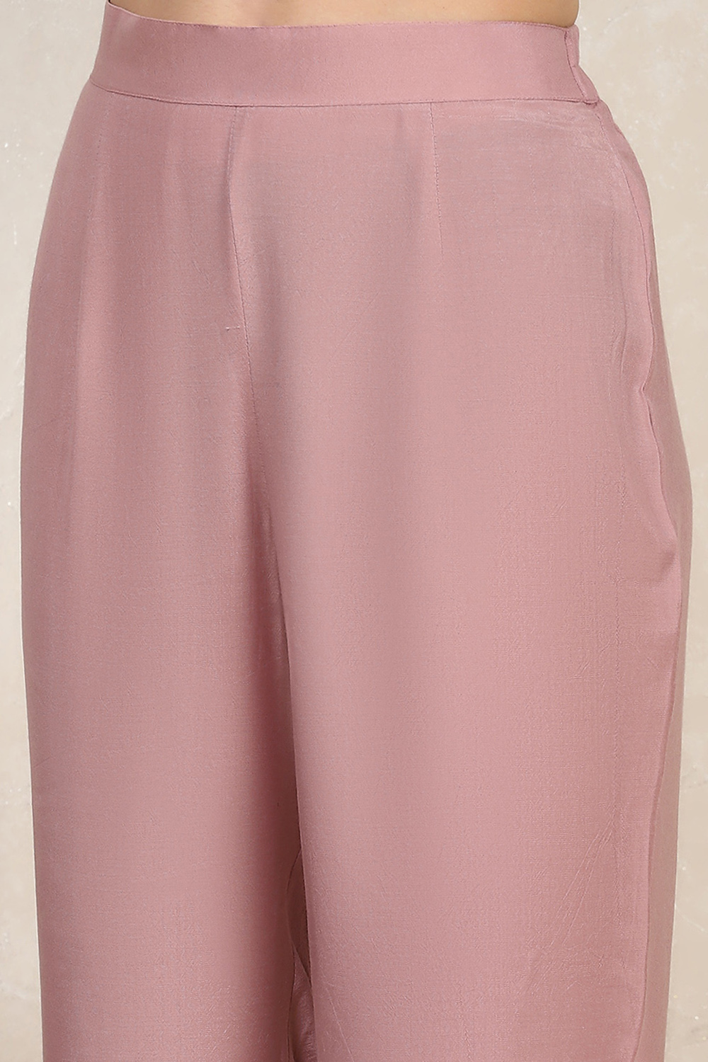 Purple Muslin Unstitched Suit Set image number 3