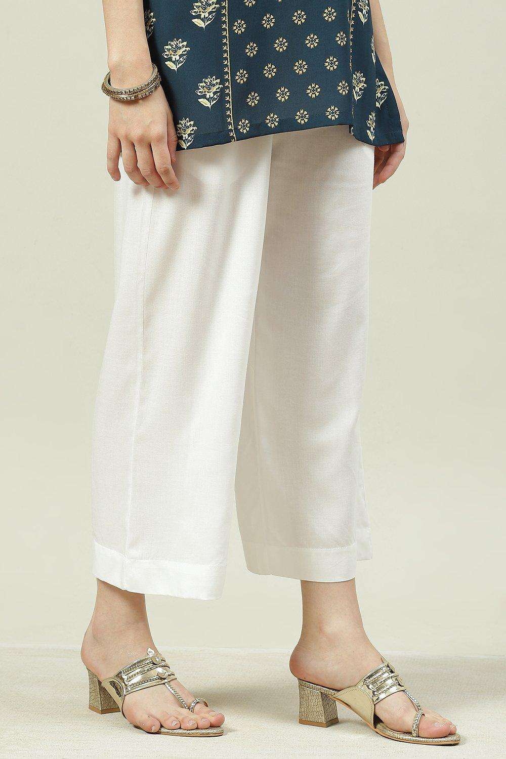 Black Rayon Palazzo image number 3