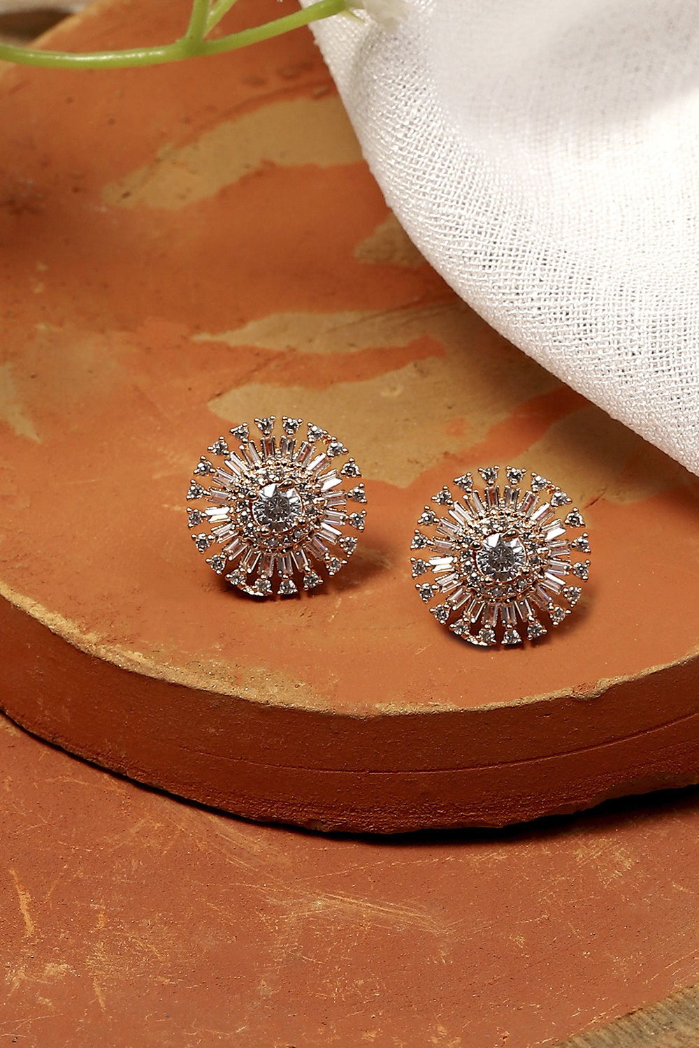 Off White Brass Studs image number 0