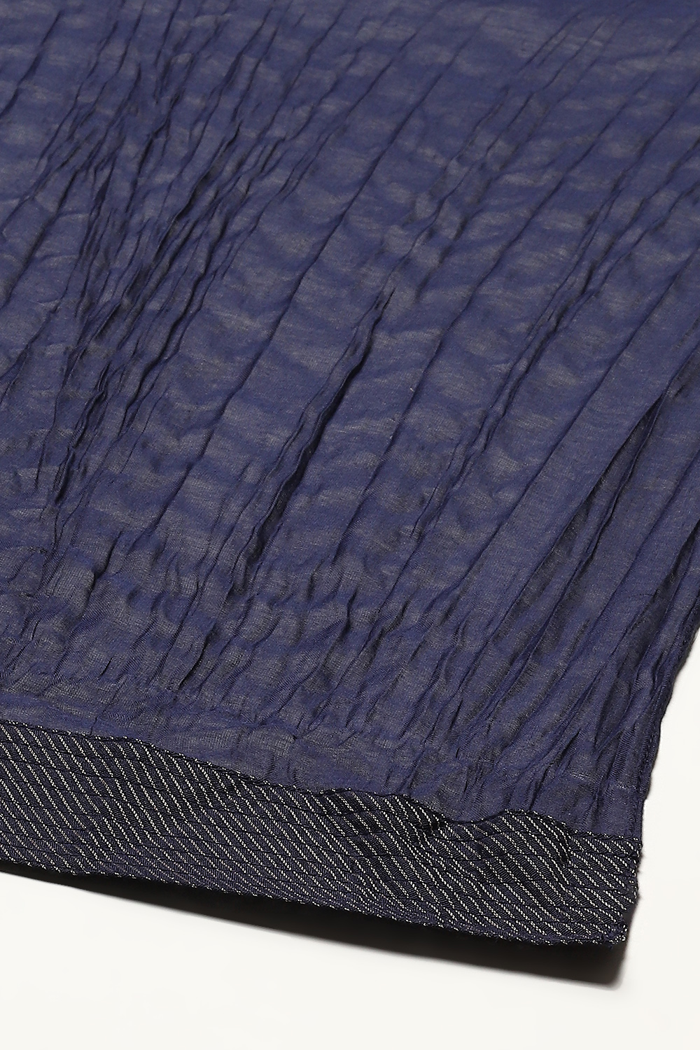 Rohit Bal Indigo Cotton Blend Anarkali Kurta Suit Set image number 3