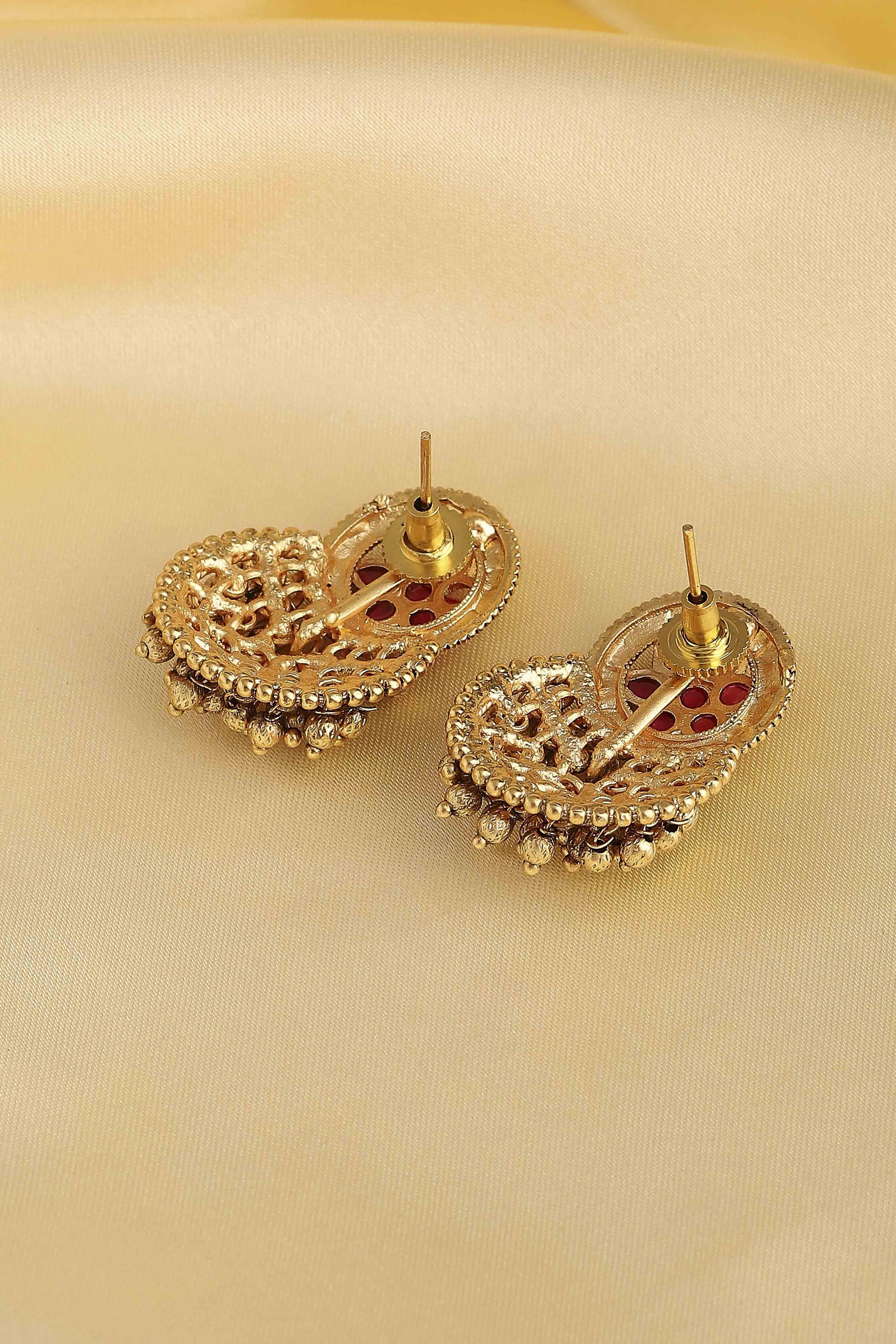 Red Alloy Studs image number 2