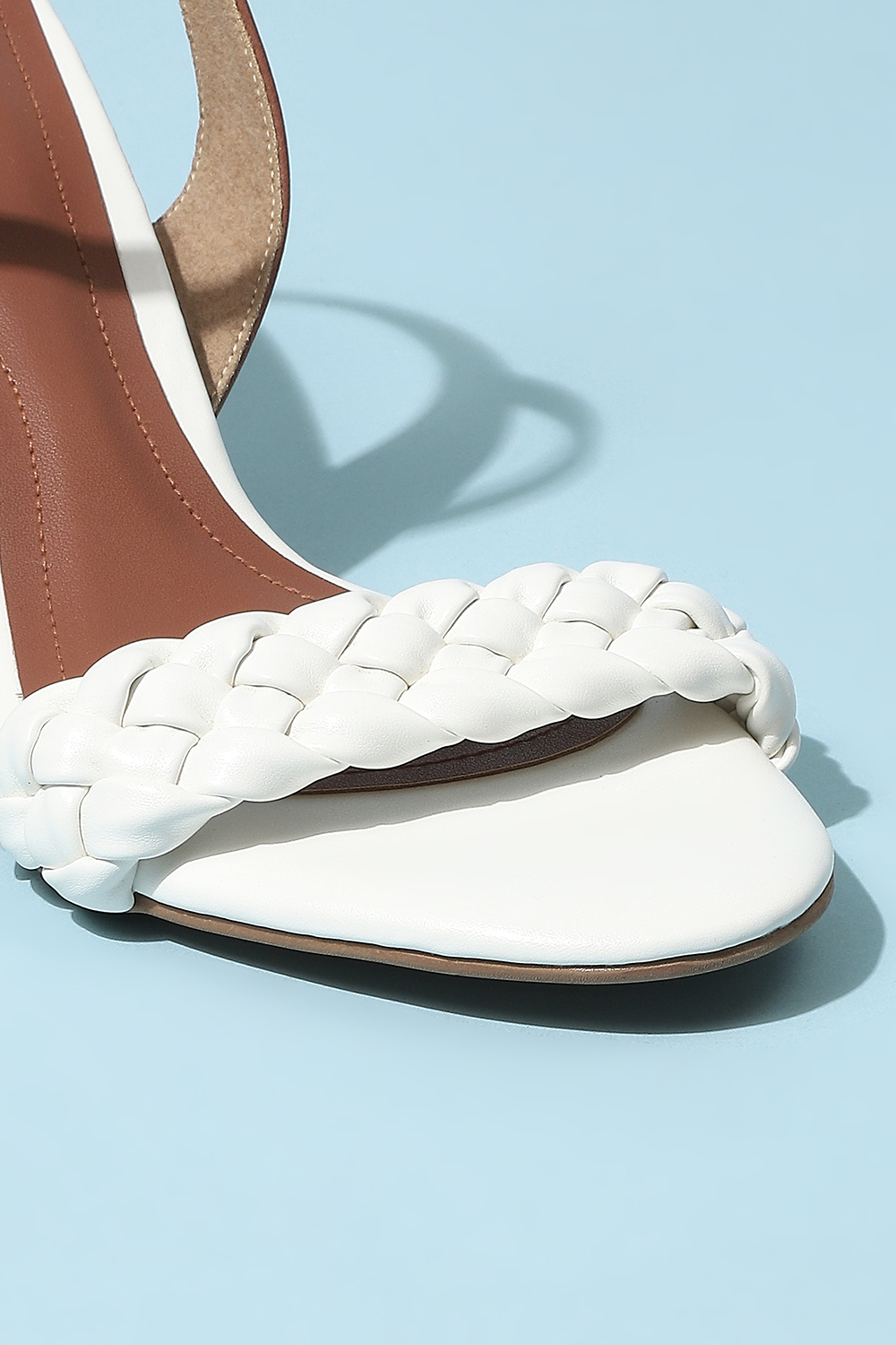 White Pu Sandals image number 1