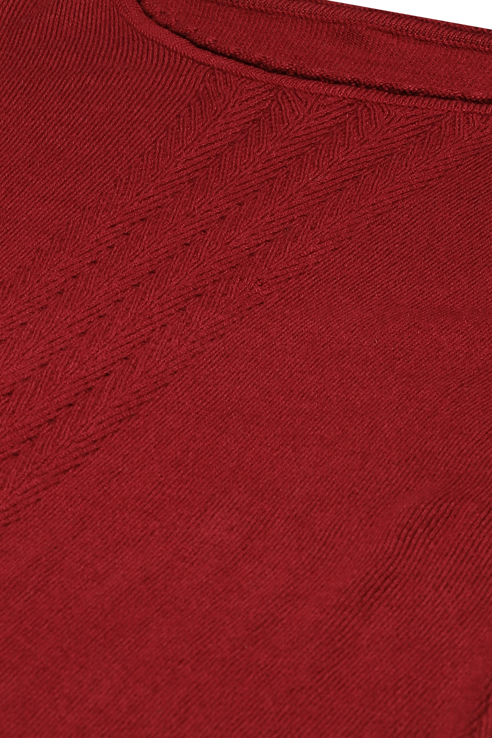 Berry Acrylic Straight Yarndyed Kurta image number 1