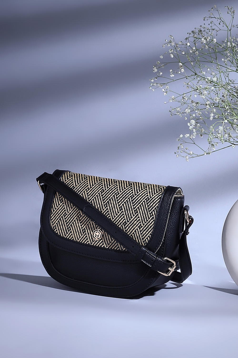 Black PU Handbag