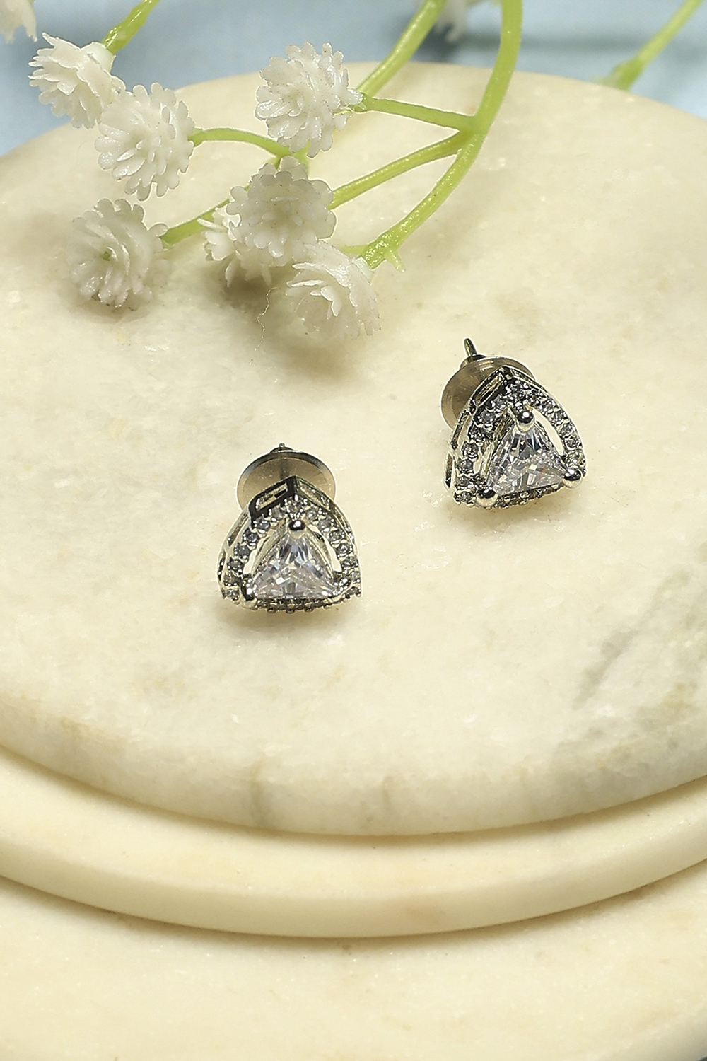 White Brass Studs image number 0