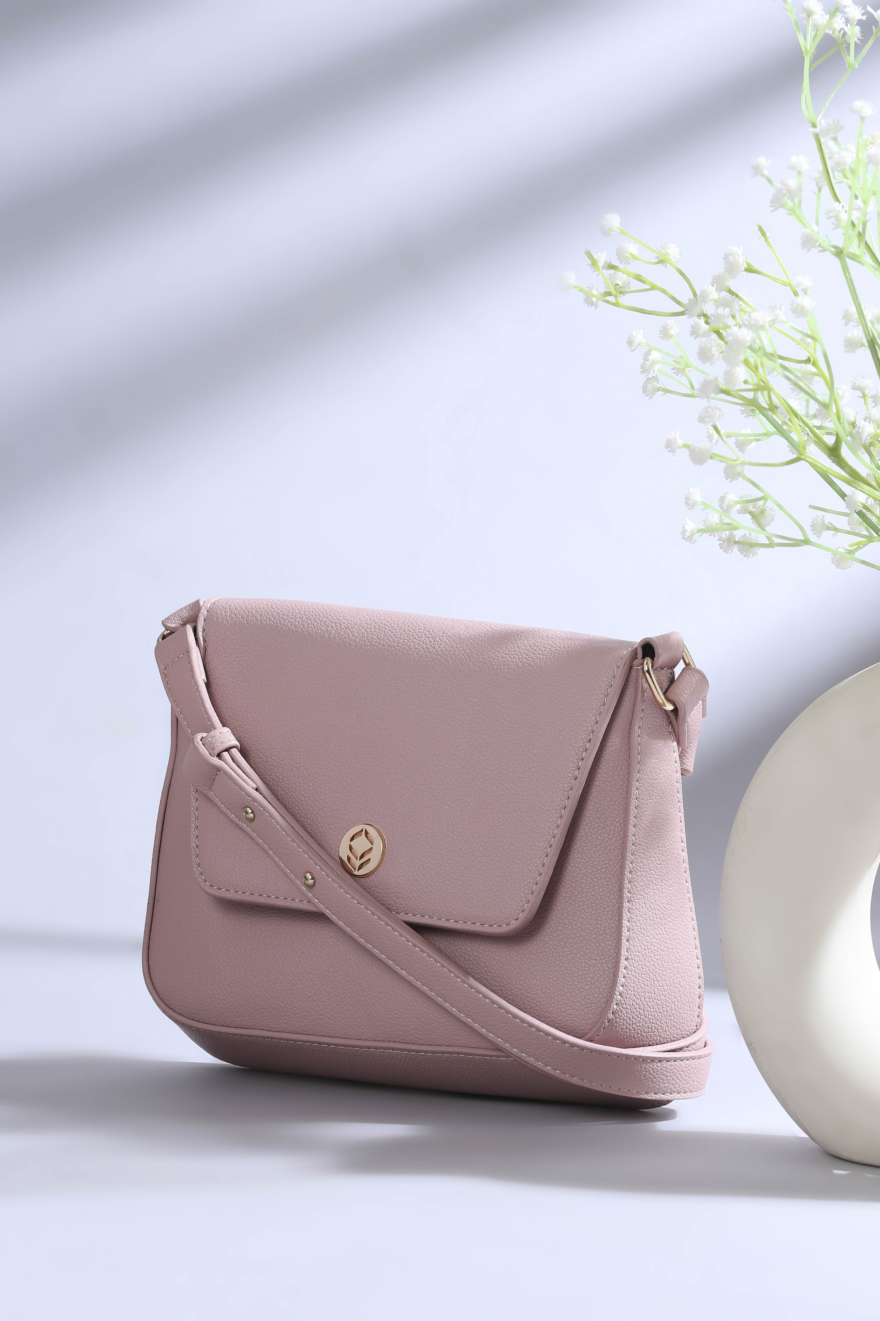 Sand Brown PU Cross Body Bag image number 0