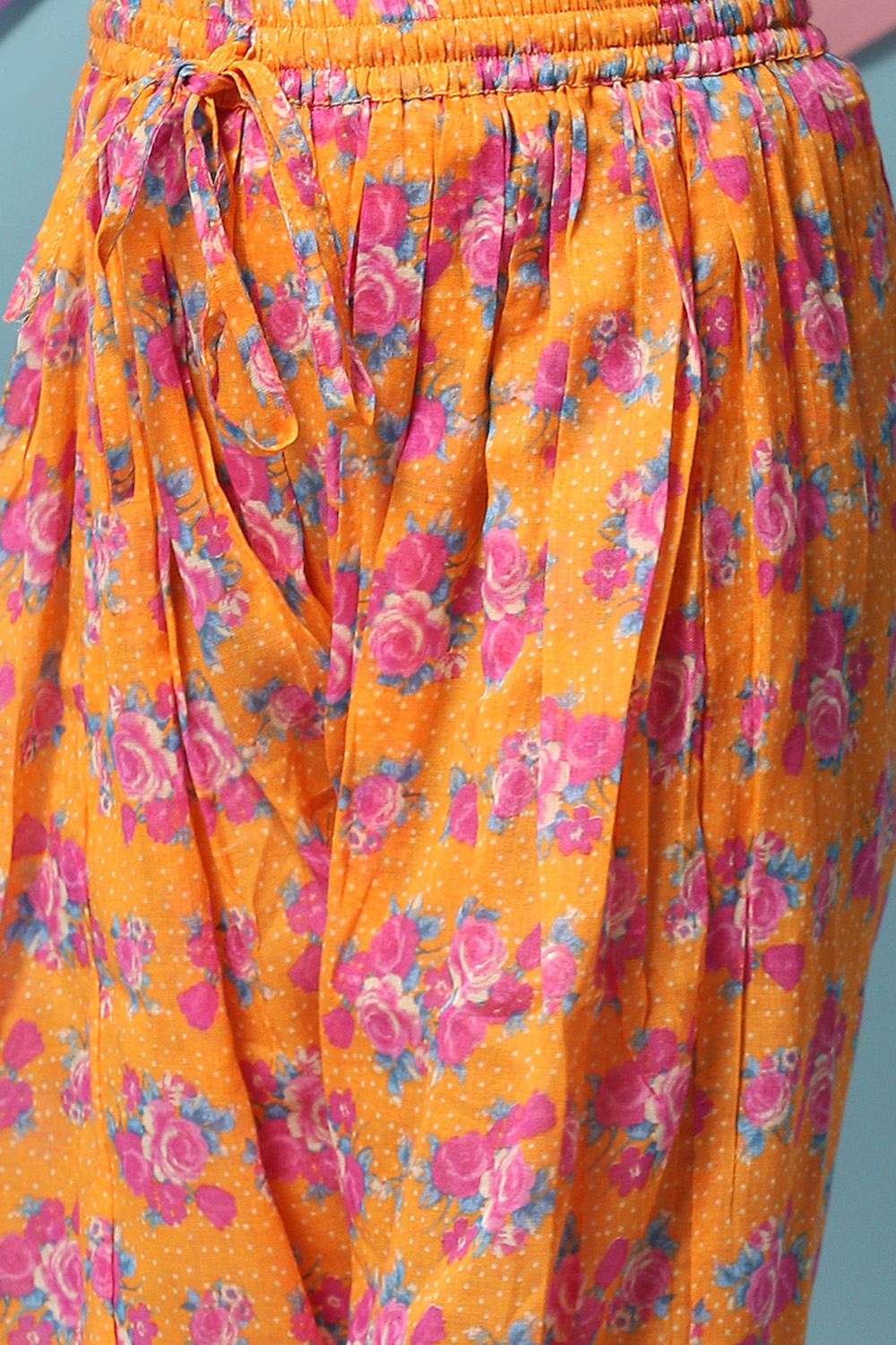 Pink Cotton Straight Kurta Salwar Suit Set image number 2