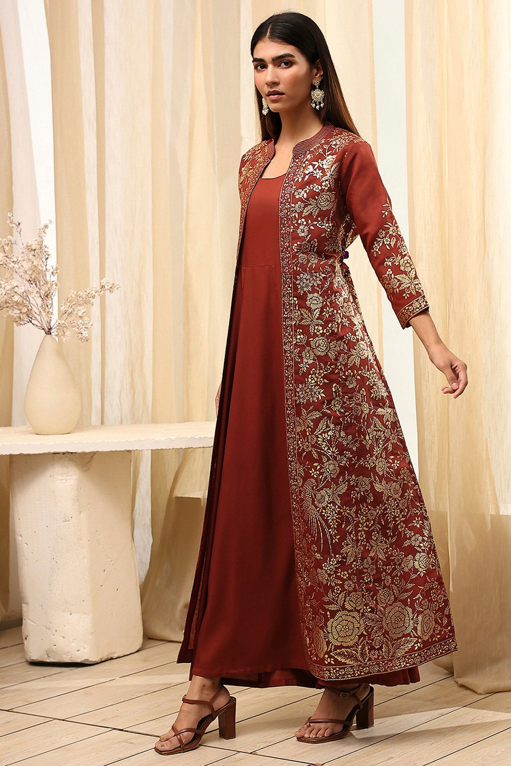 Cherry Polyester  Dress image number 3