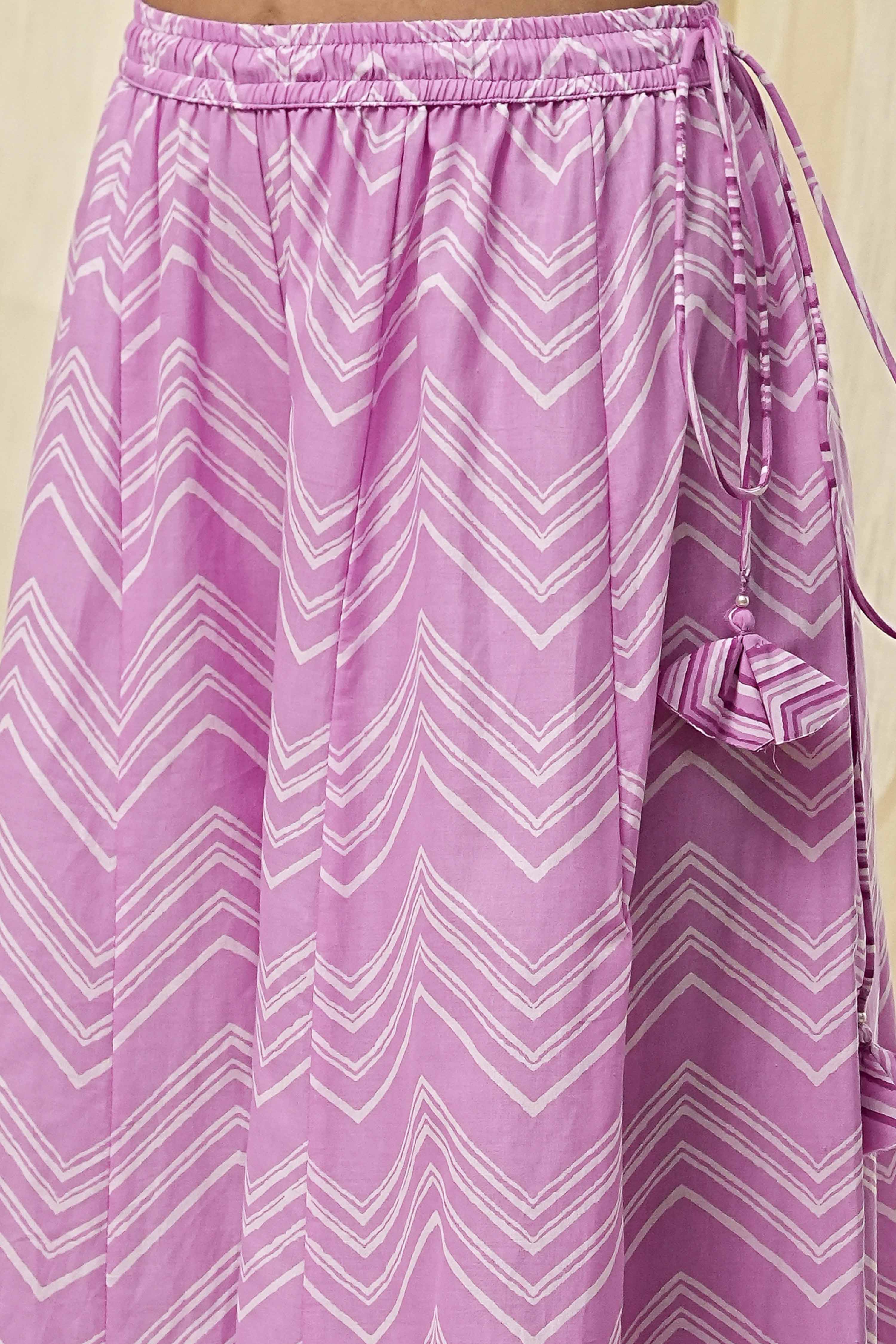 Pink Cotton Floral Strappy Straight Suit Set image number 2