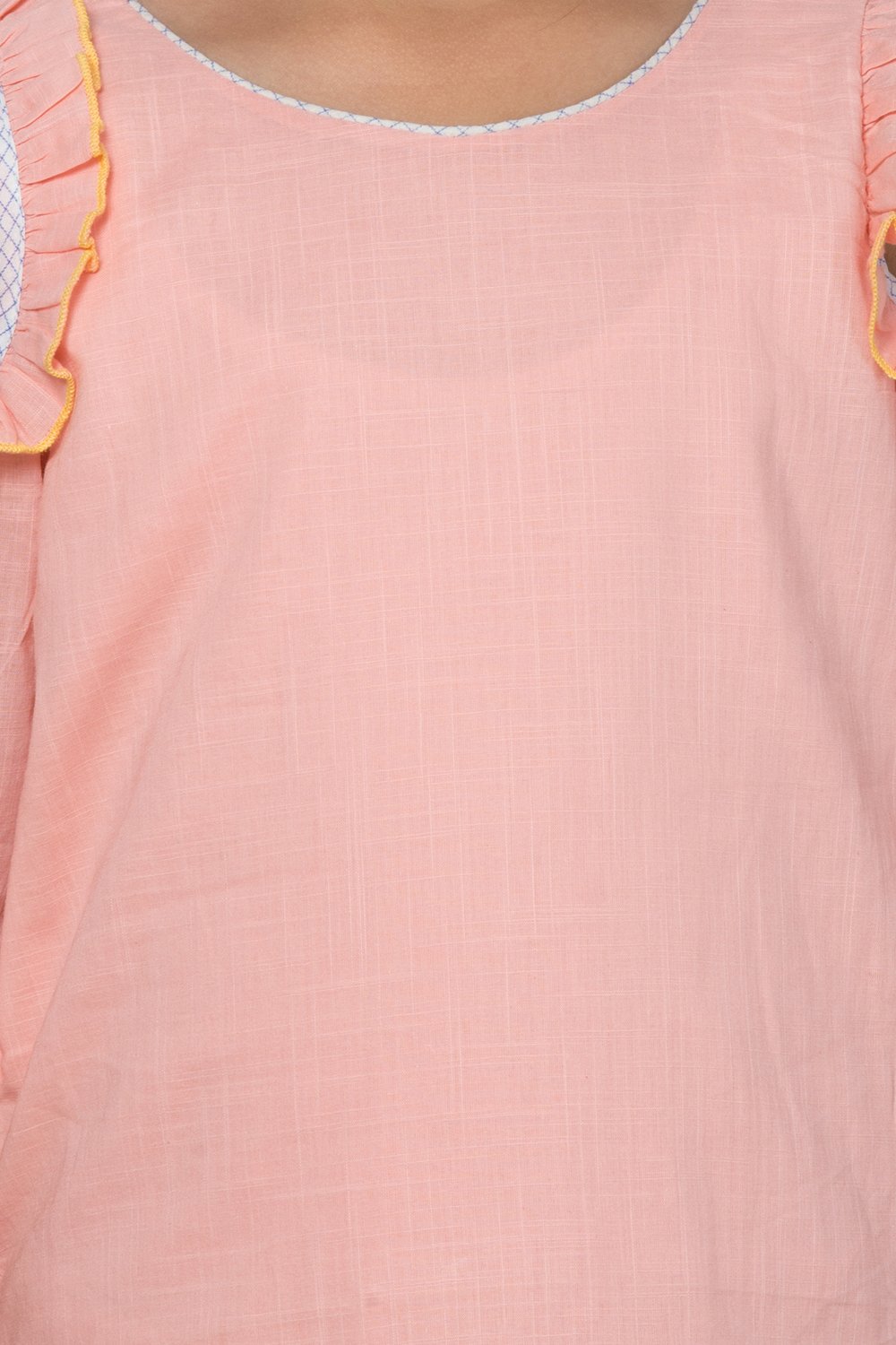 Pink Straight Cotton Kurta Dhoti Salwar Suit Set image number 1