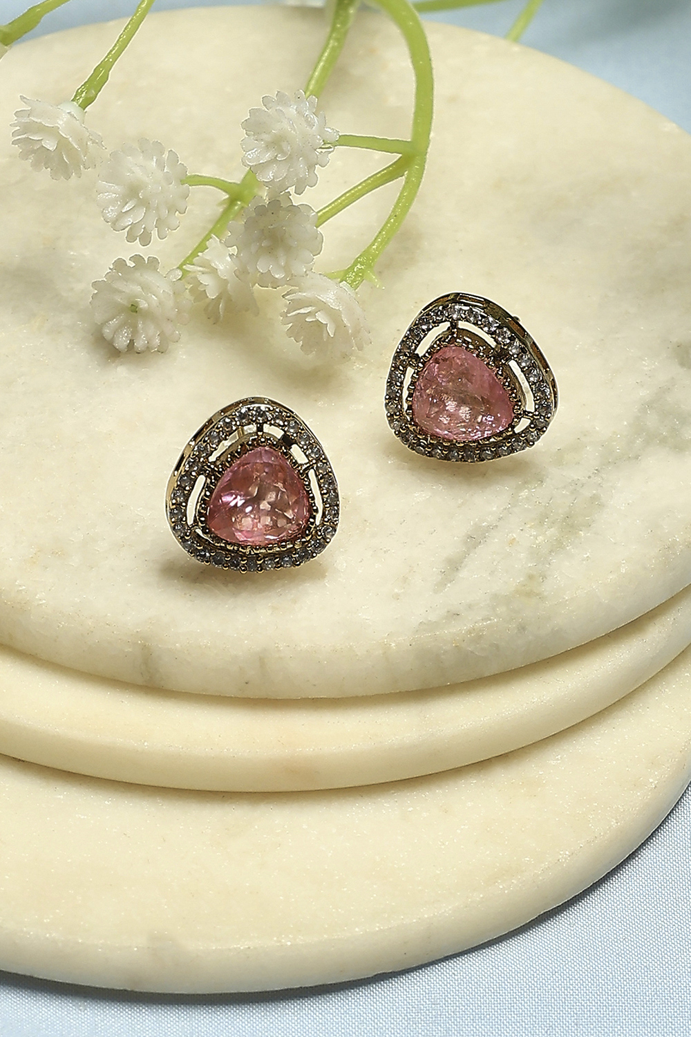 Light Pink Brass Studs image number 0