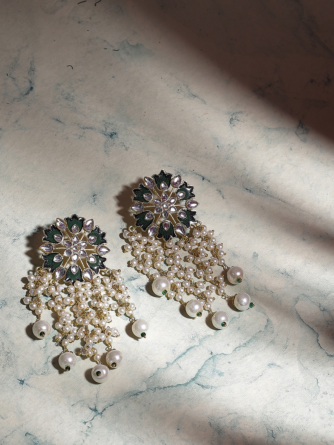 Green Earrings image number 0