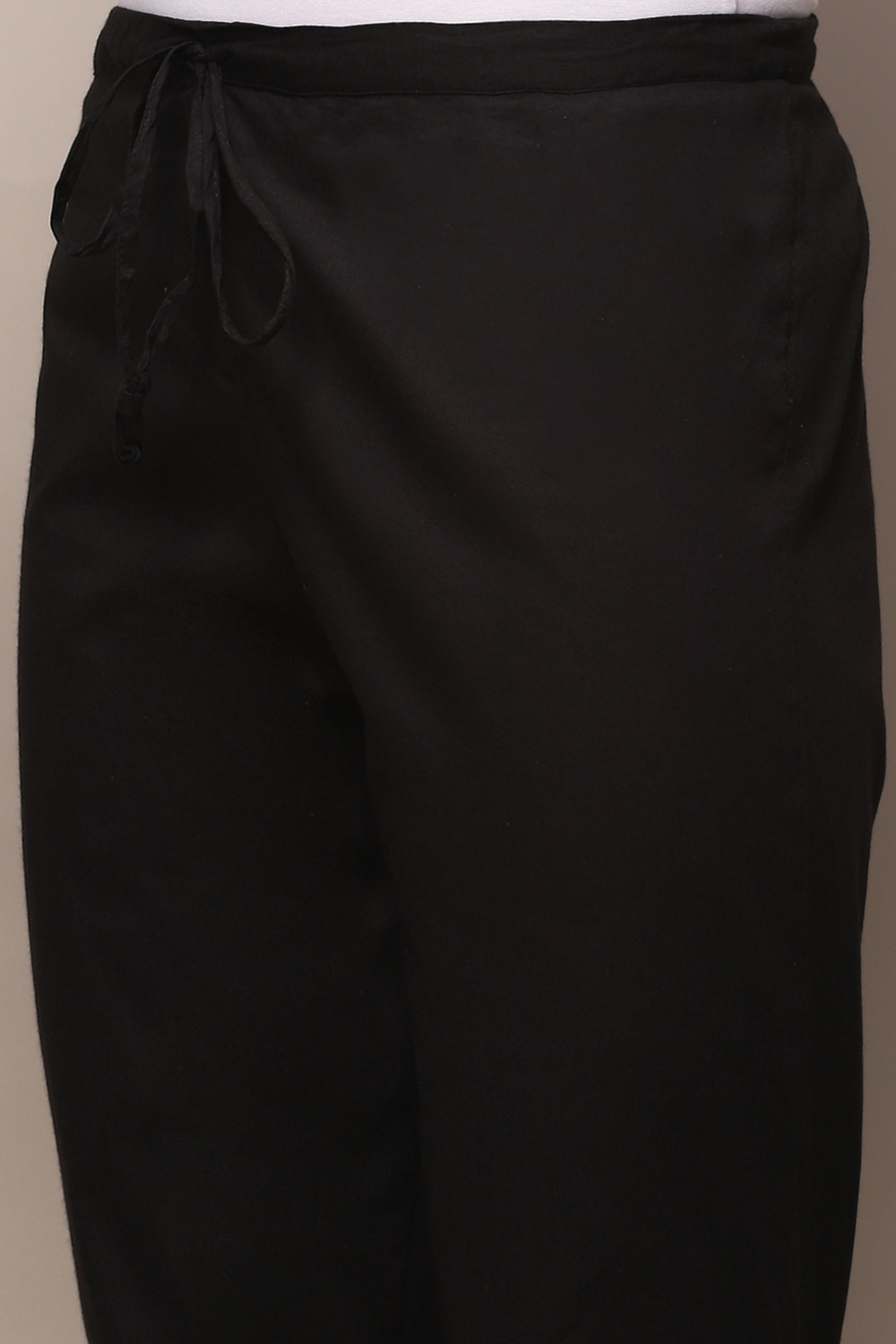 Black Cotton Pant image number 1