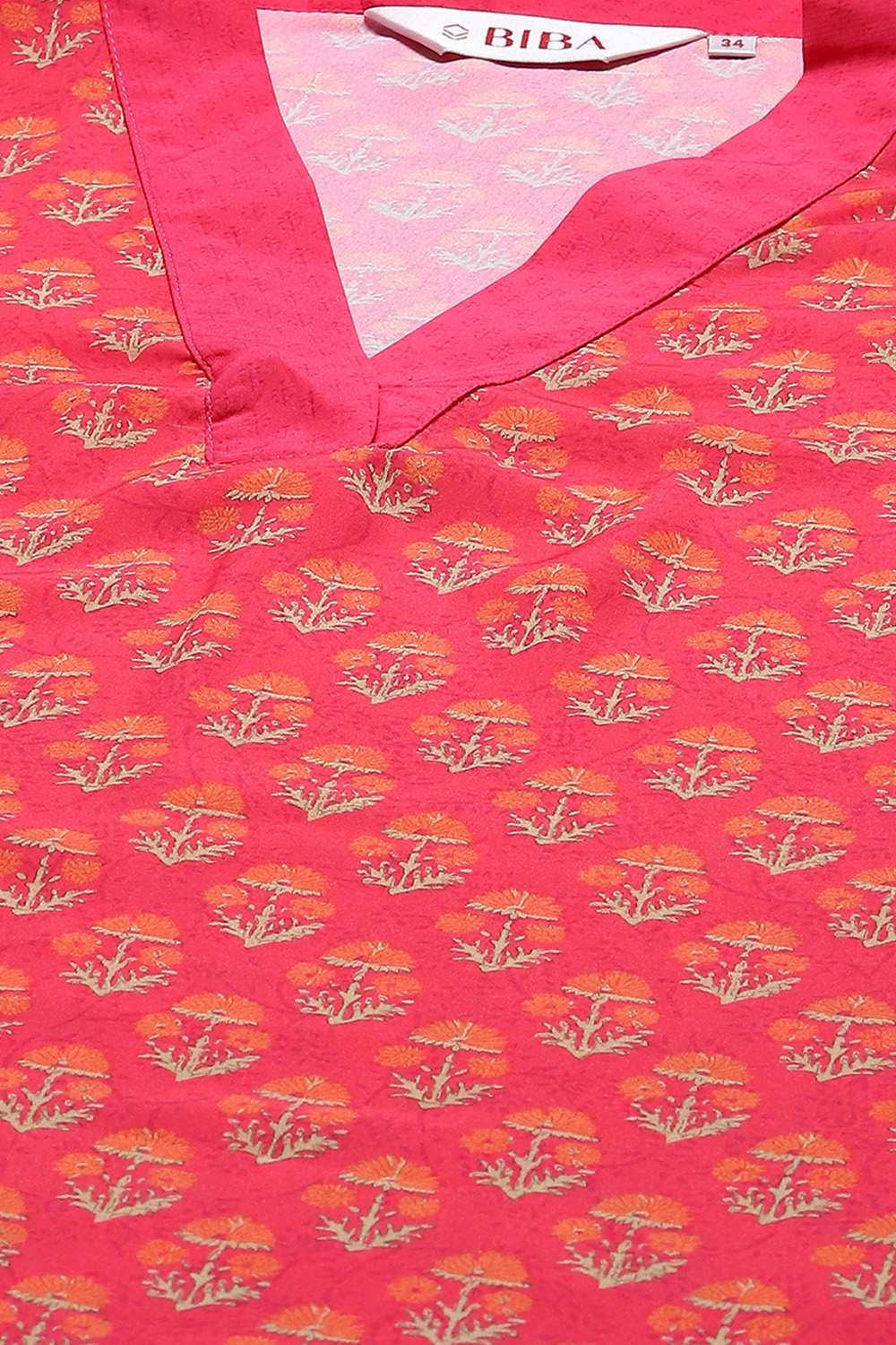 Fuschia Art Silk Straight Kurta Narrow Pants Suit Set image number 1