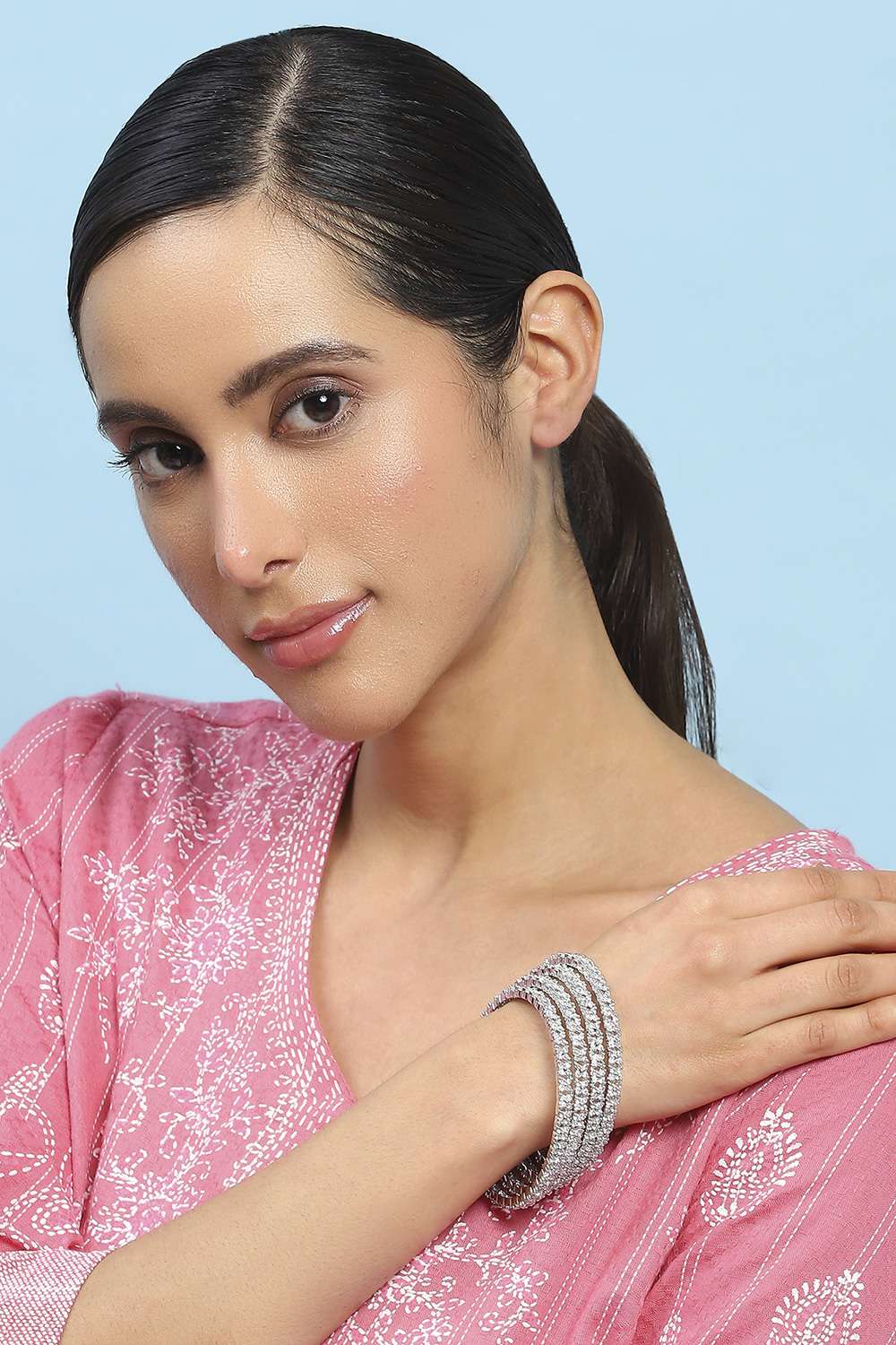 White Alloy Bangle image number 3