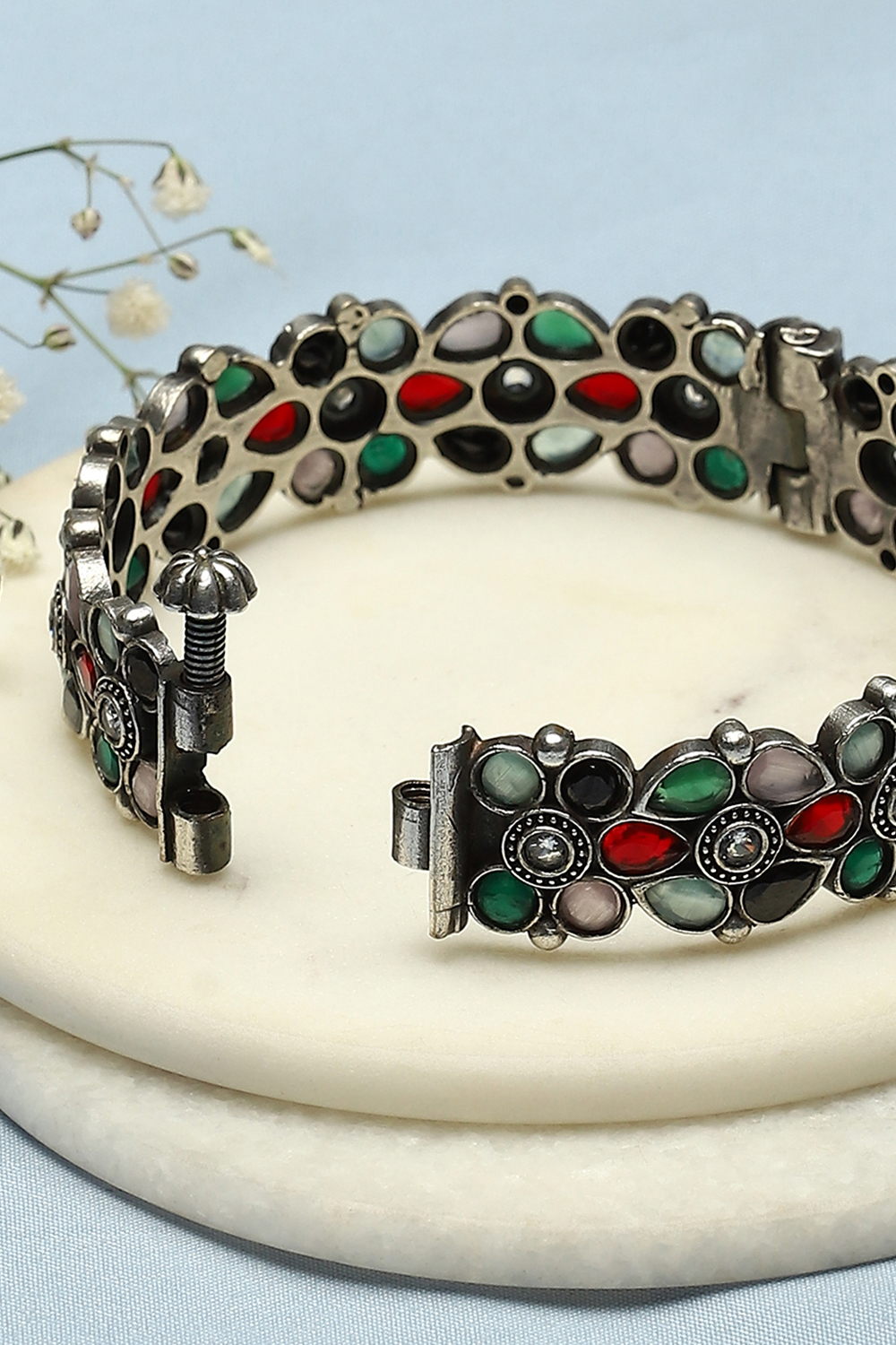 Multicolor Brass Bangles image number 4