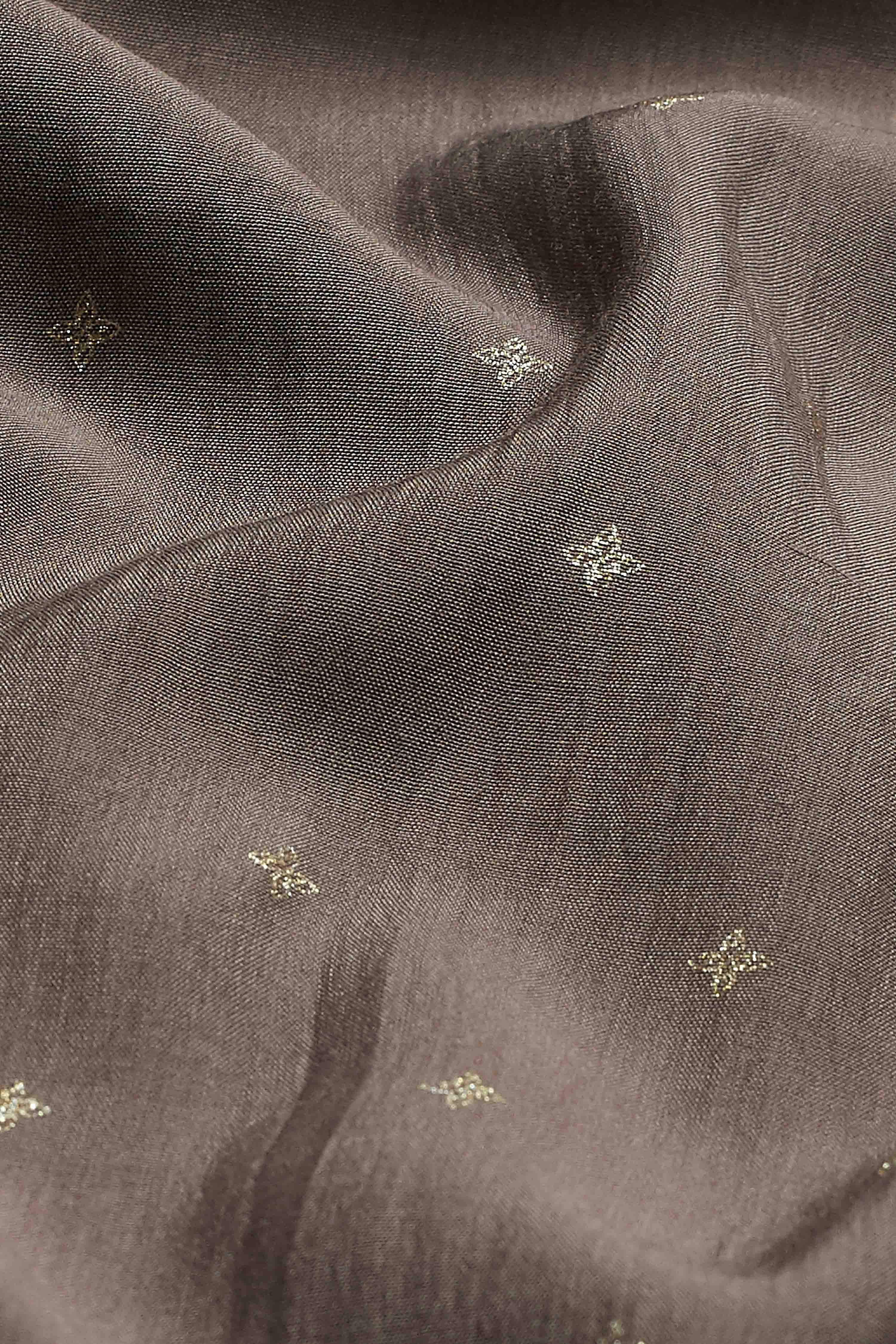 Grey Viscose Blend Printed Straight Palazzos image number 2