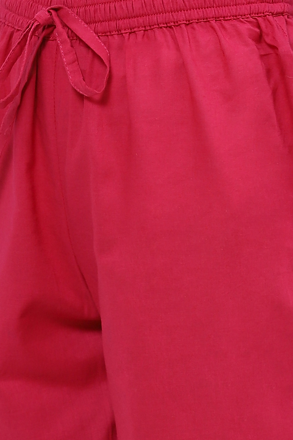 Berry Pink Viscose Girls Anarkali Straight Kurta Palazzo Suit Set image number 3
