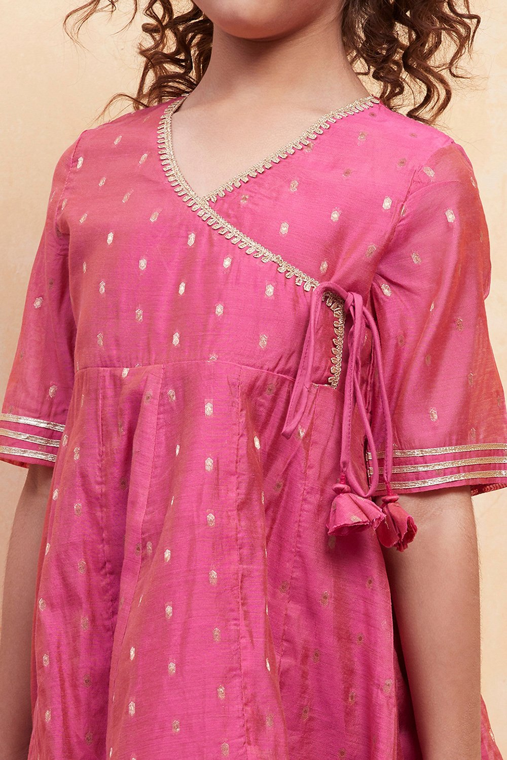 White Polyester Anarkali Suit Set image number 1