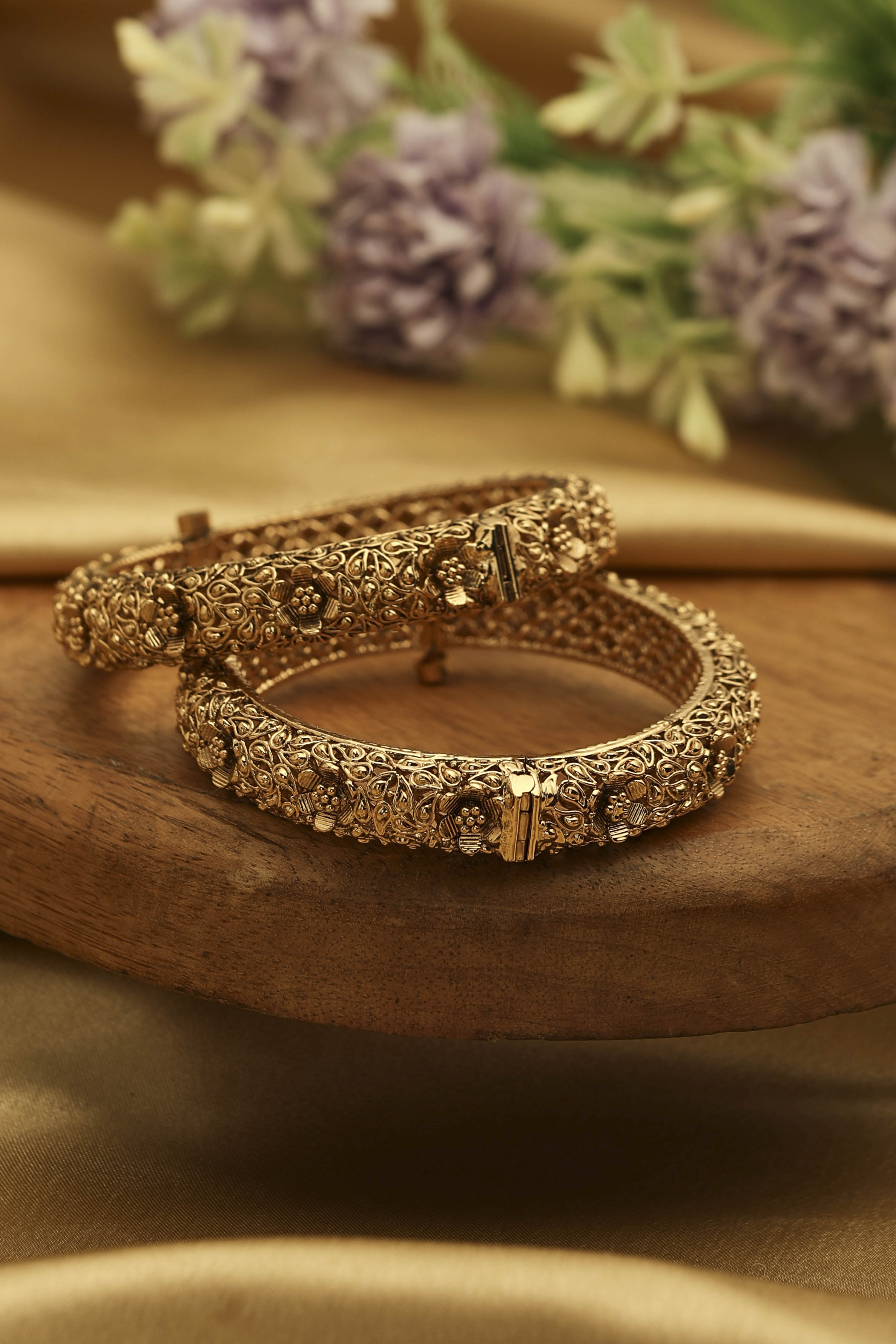 Gold Brass Bangles image number 0