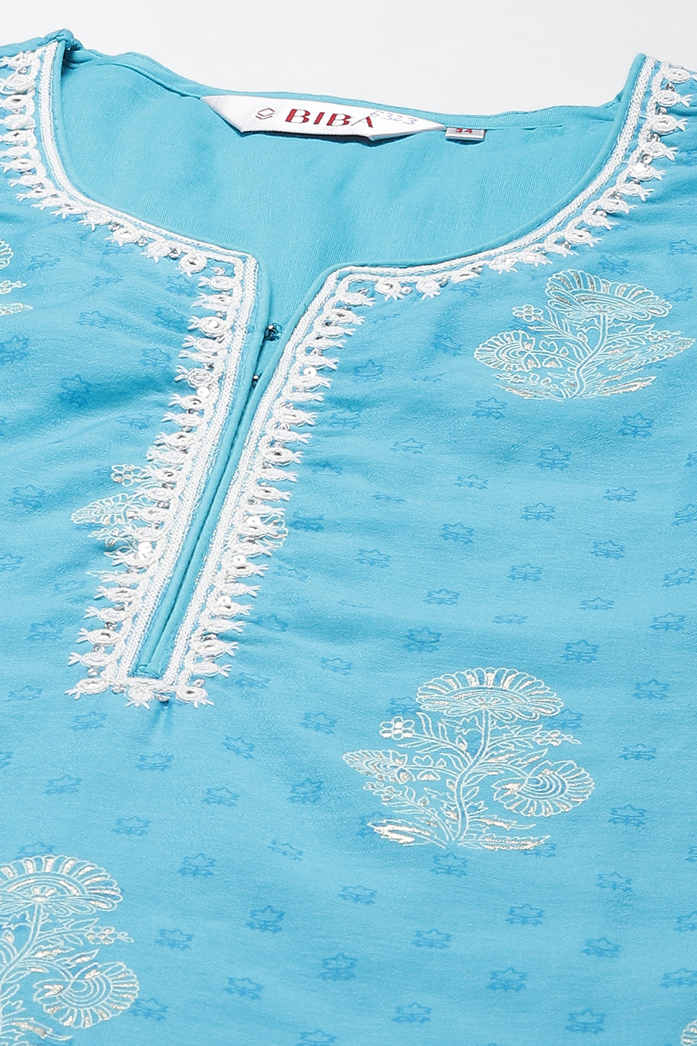 Peach Straight Kurta Churidar Suit Set image number 1